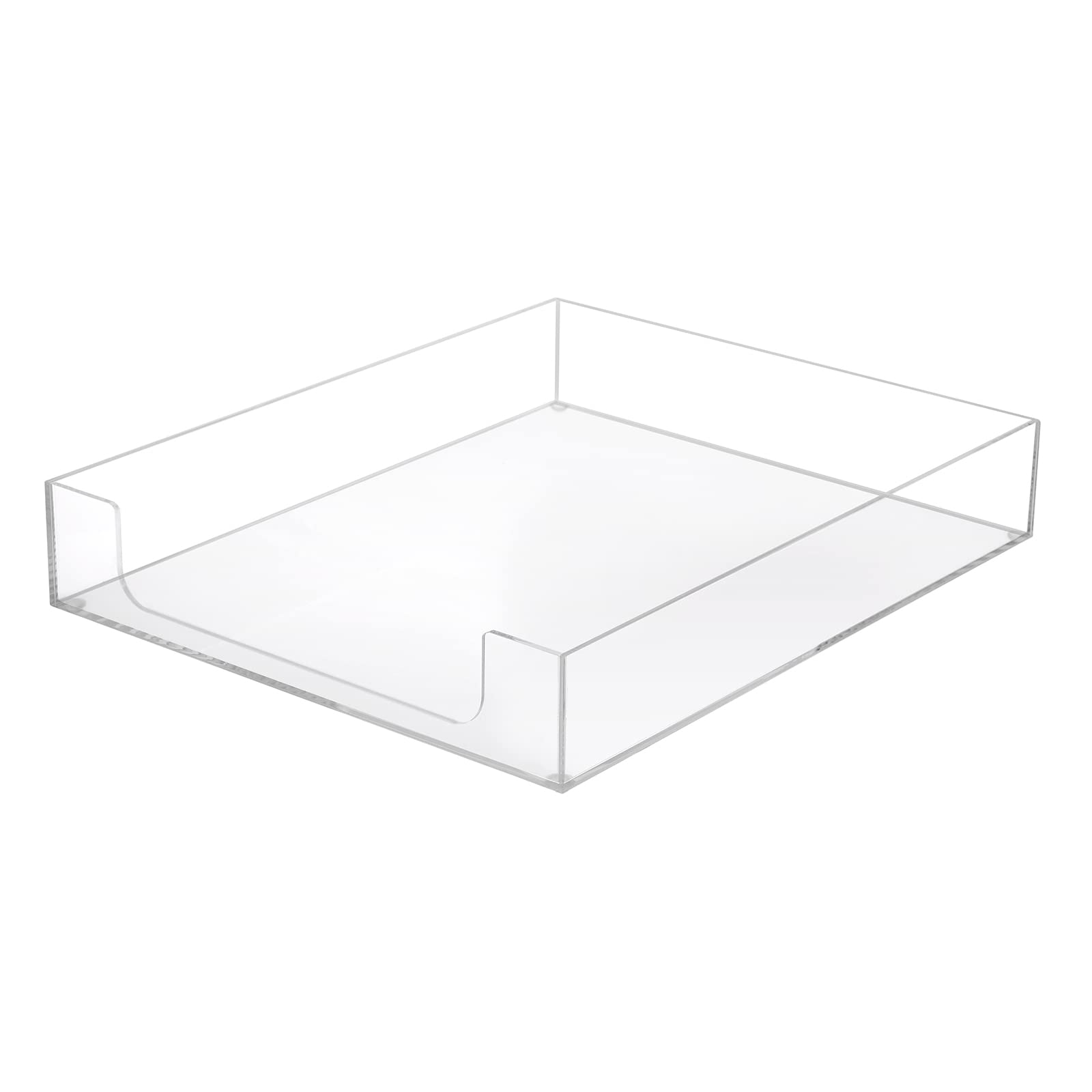 Sumnacon File Tray Document Tray Desk Tray Letter Organizer Clear Acrylic Set of 1 4690₽