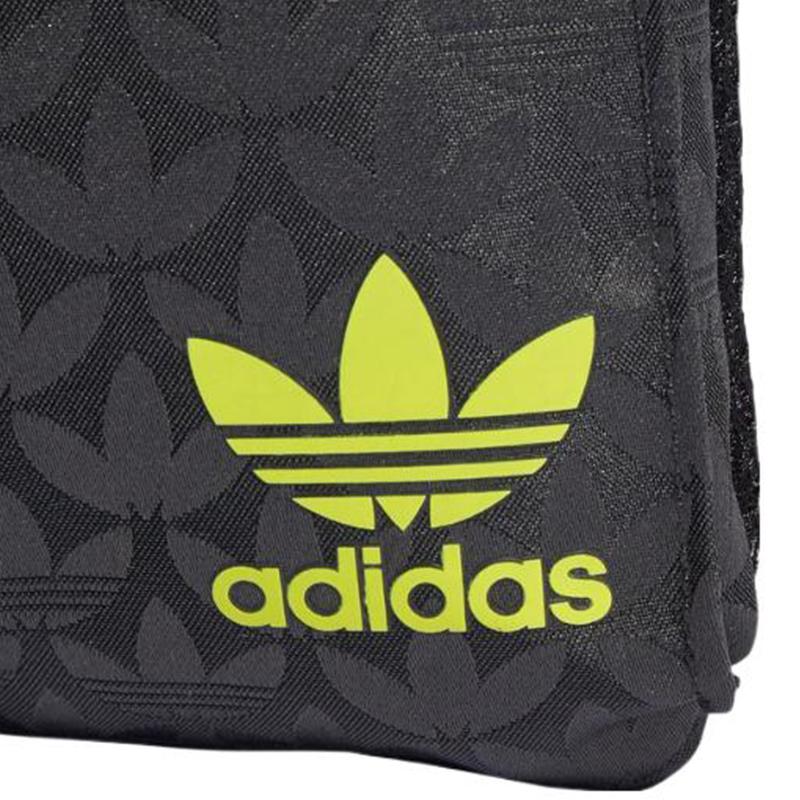Adidas Recycled Material Patchwork Jacquard One Shoulder Handbags Regular Women's Black Adidas II3415