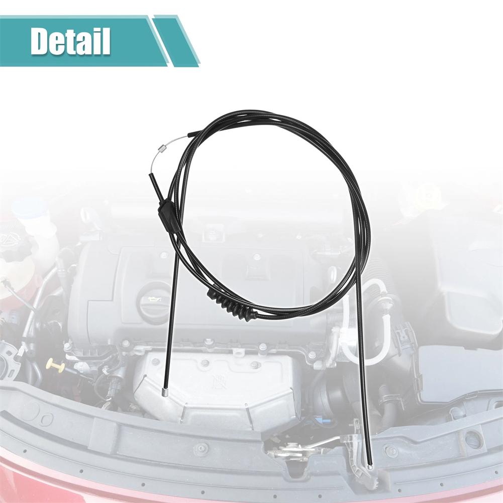 Car Hood Latch Release Cable 31297545 30716450 For Volvo XC60 2010-2016 Factory Spec Perfect Match Bonnet Release Accessory