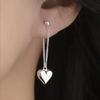 Women Girls Heart Dangle Drop Stud Earrings Jewellery Gift