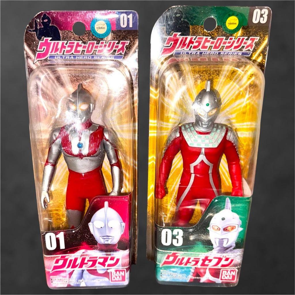 Used Ultra Hero Series Ultraman Ultra Seven Soft Vinyl Blister Pack