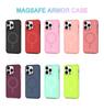Skin Feel Bumper Case für IPhone 15 14 13 12 11 Pro Max Plus IPhone15 für Magsafe Magnetic Wireless Charging Stoßfeste Abdeckung