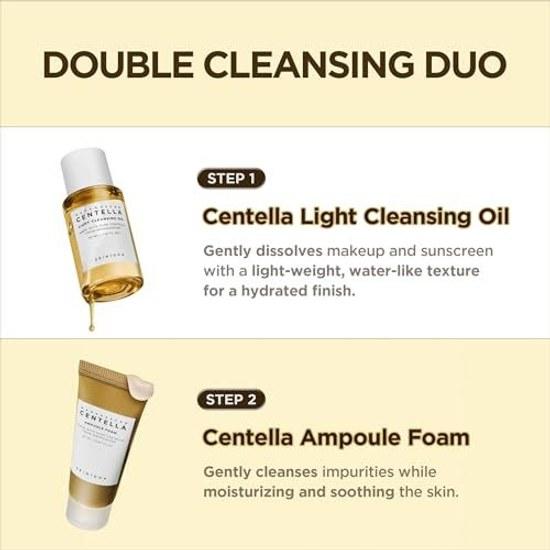 SKIN1004 Centella Travel Kit Toner Ampoule Foam Point Remover Soothing Cream