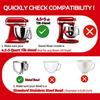 Splash Guard For Stand Mixer Transparent PC Cover for Reduces Food Spillage Kitchen Mixing Machine Accessories
