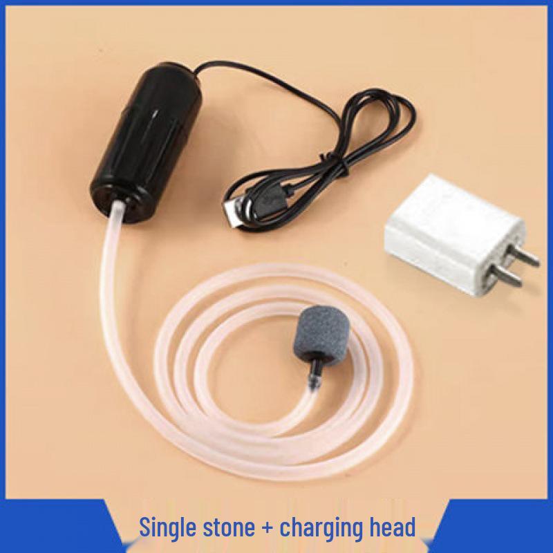 USB Portable Aquarium Fish Tank Aerator Oxygen Pump for Home and Fishing - Free Shipping
