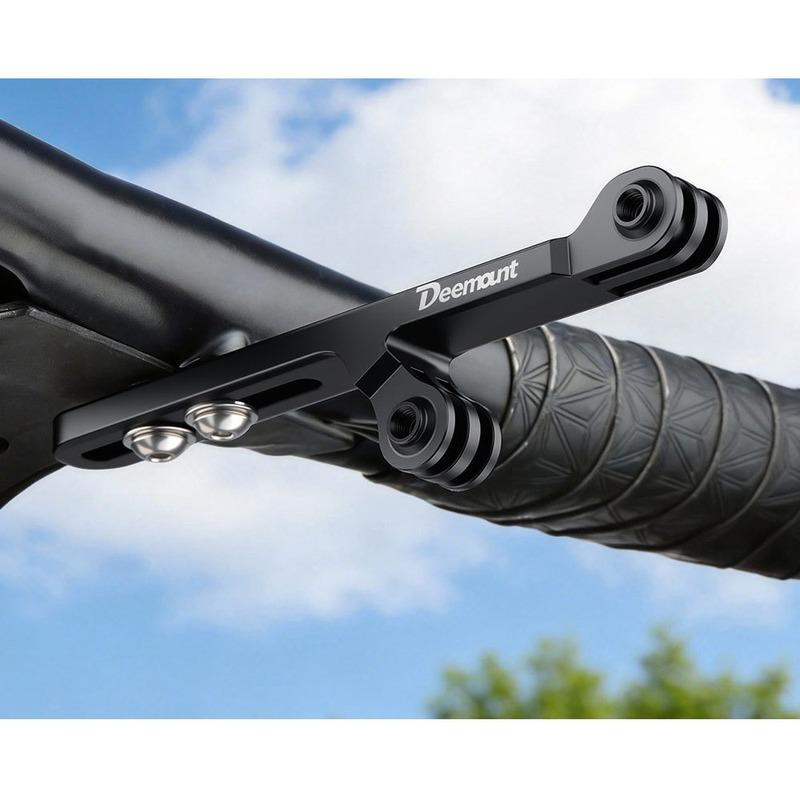 Bicycle stem extension bracket compatible with GOPRO dual-head lifting bracket,suitable for Garmin,Bryton,and Wahoo code tables