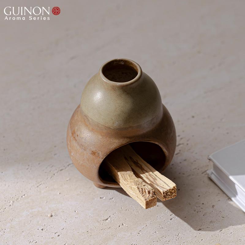 Peruvian Mini Fireplace Ceramic Incense Burner for Palo Santo & Sage
