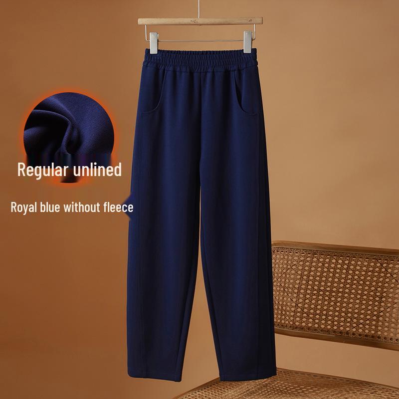 

Plus Size High-Waisted Fleece-Lined Baggy Harem Pants for Women 2XL (135-150 kg) (Fabric Upgraded)