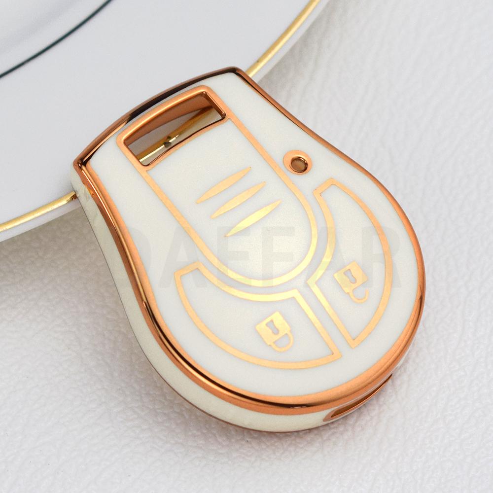 Tpu 2 Buttons Key Shell Fob Case Cover Protector For Nissan Qashqai Altima Maxima Sentra Versa Sylphy Cube Juke Rogue Micra