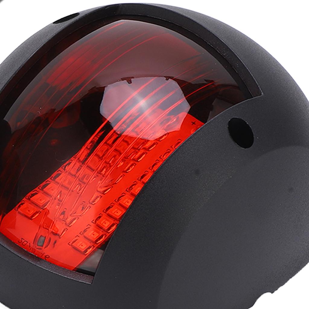 2 Stück Marineboot Yacht Signal Leuchte LED Navigations Buglampe Rot Grün Schiff Bordlicht für Segeln 12V‑24V 3W