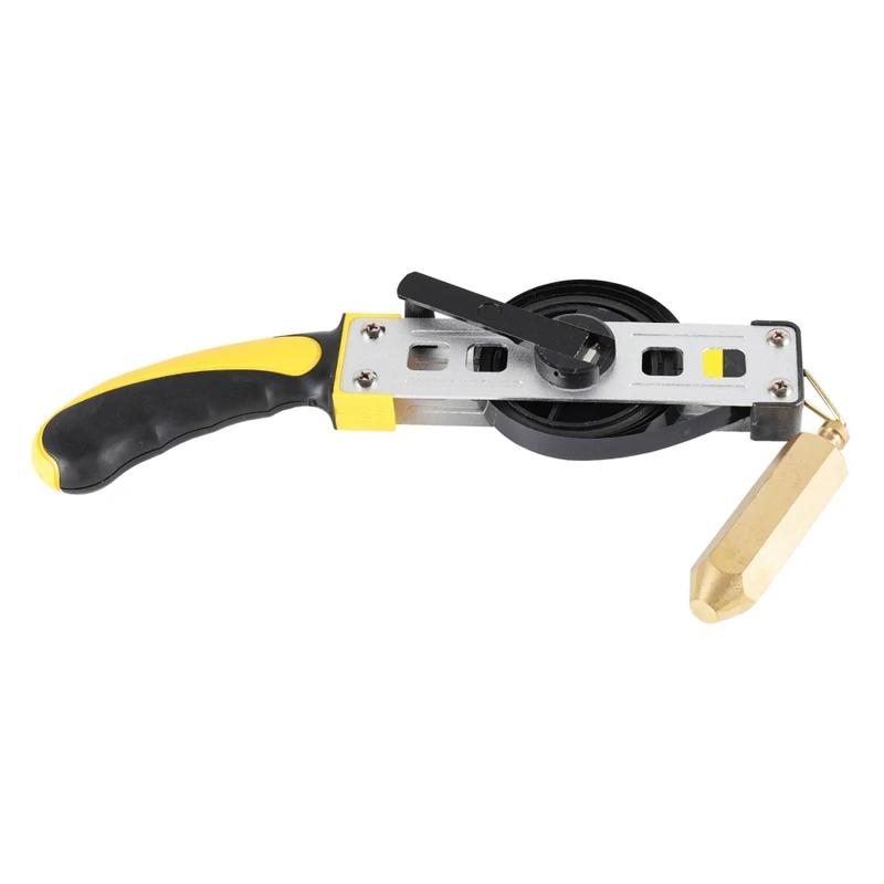 10/15/20/30M Oil Tank Gauging Tapes Measuring Ruler Carbon Steel Oil Gauging Tape With Brass Plumb Bob Tape Measure