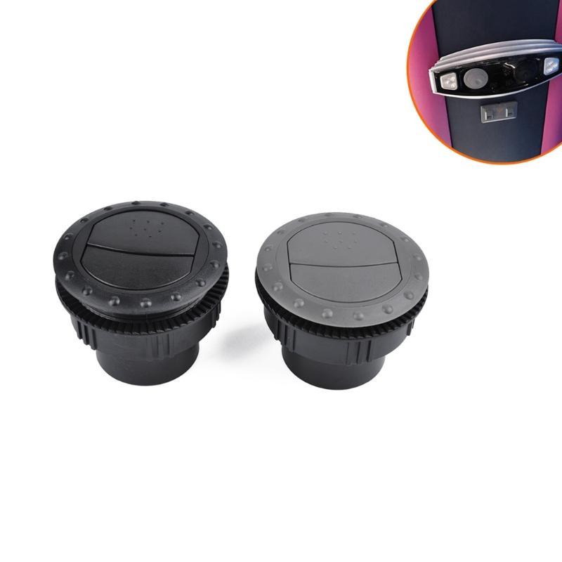 Universal Car Vent Dashboard Air Conditioning Deflector Knob Type Rotation Air Outlet Vent for Boat Yacht Camper-Caravan