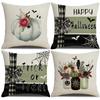 Autumn Halloween Ghost Pillow Case Living Room Seat Cushion Harvest Decoration Sofa Pillow