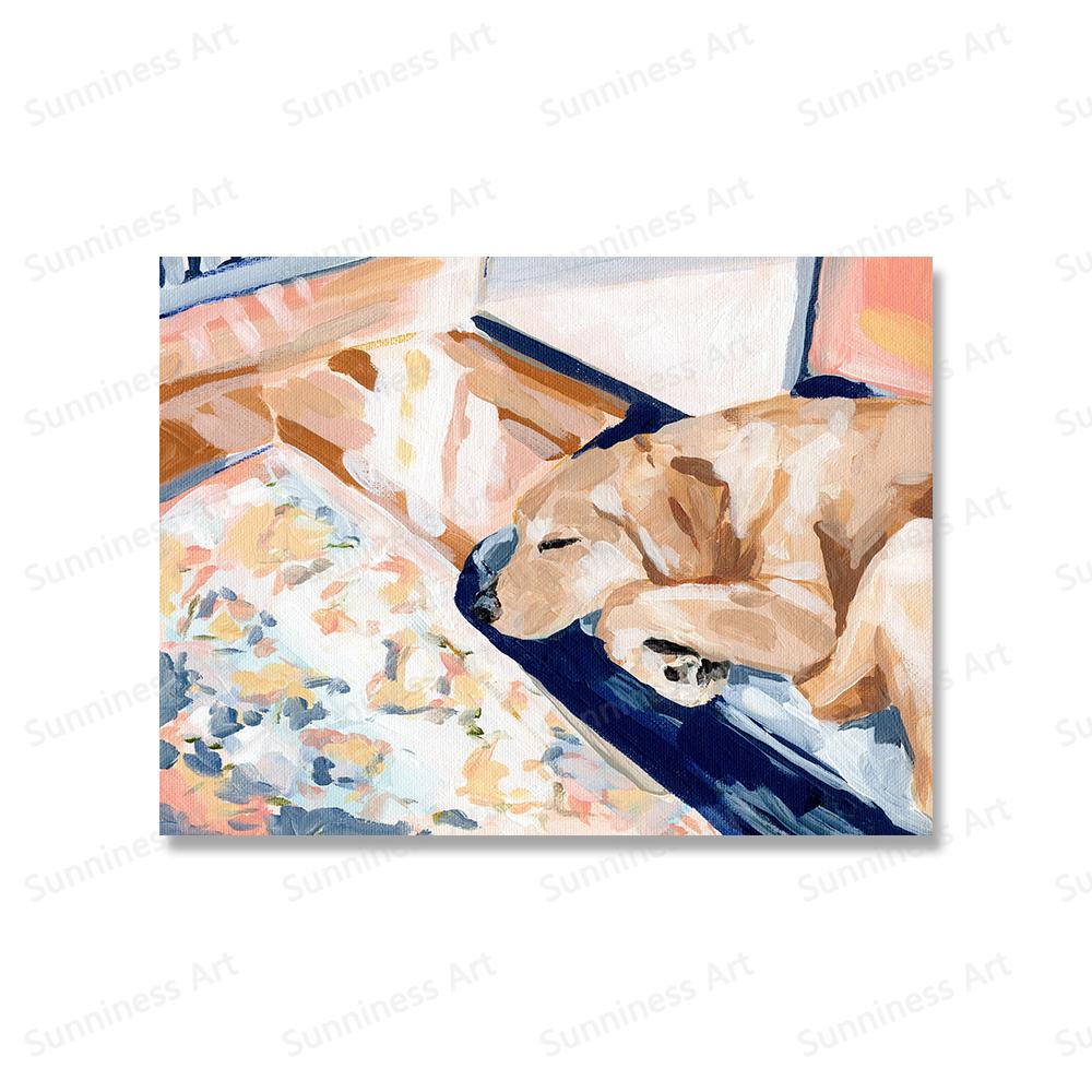 Coffee Lover Poster Fruit Sunflower Floral Print Wall Art Canvas Painting Animal Dog Pictures for Living Room Kitchen Home Decor