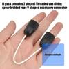 Spearfishing Connector Spear Connection Accessories Wishbone Latex Tube Adapter Fishing Tool Wear Resistant 14mm Thread
