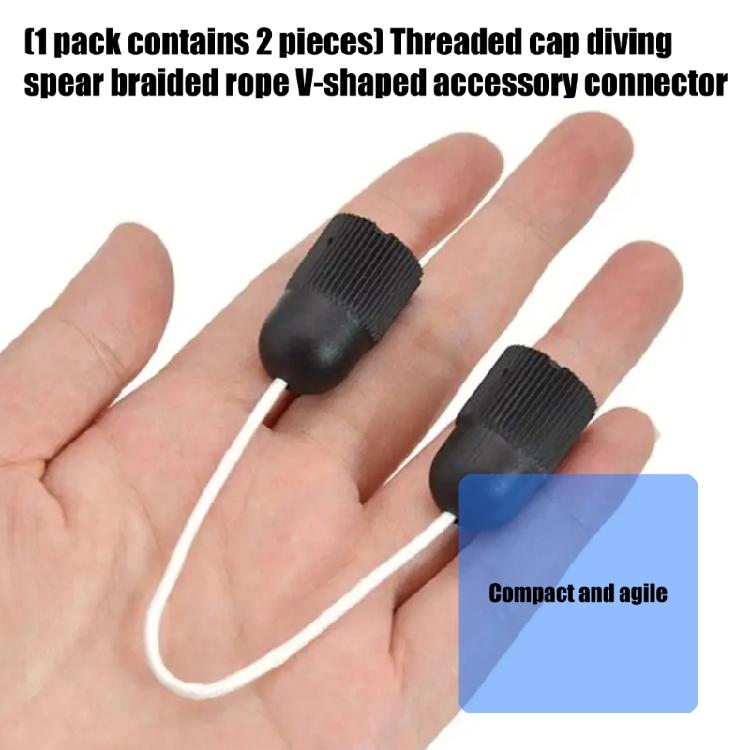Spearfishing Connector Spear Connection Accessories Wishbone Latex Tube Adapter Fishing Tool Wear Resistant 14mm Thread