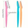 12/24 Pcs Multifunctional Brow Face Razor Exfoliating Hair Trimmer Shaver Grooming Tool for Women Men Travel