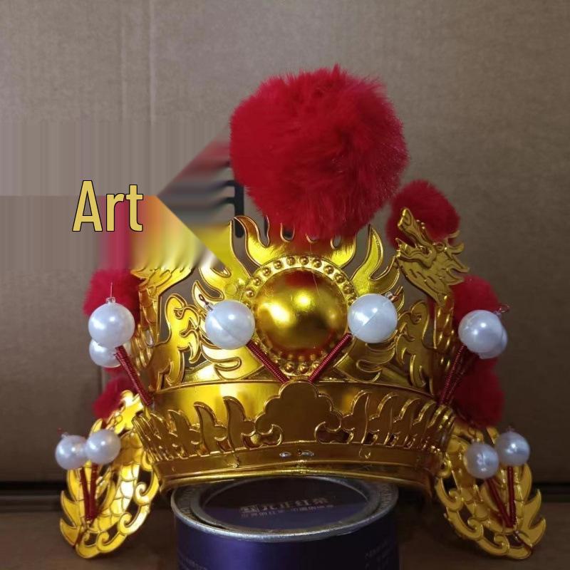 Small Ezi Peking Opera Prop Hat - Drama Headwear & Performance Supplies