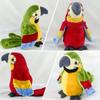 Electronic Pet Parrot Toy Stuffed Toy Talking Parrot Toy Singing Cuddly Doll Toddler Musical Dolls Education Toy