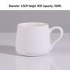 Matte White Ceramic Mouthwash Cups (Set of 2)