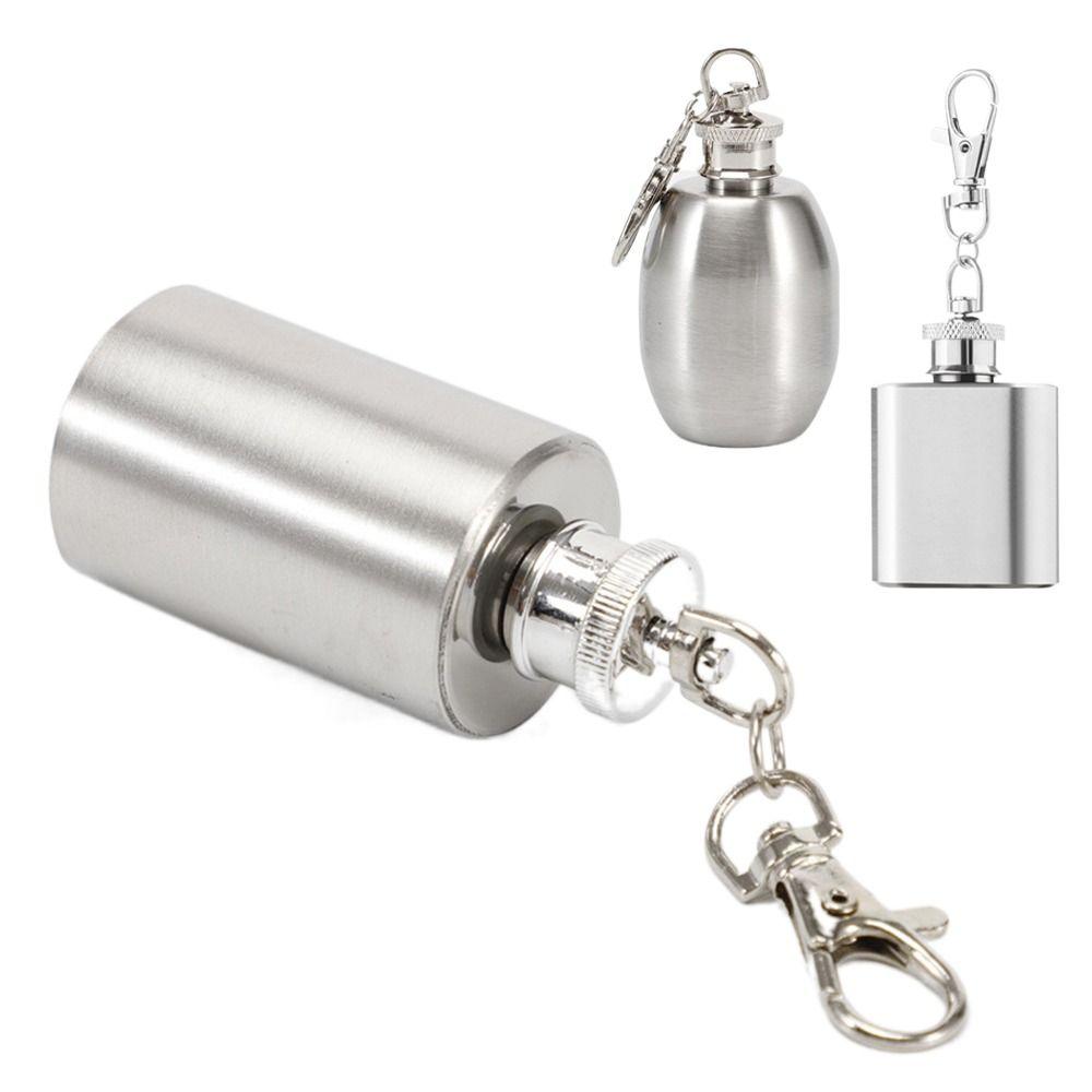 Mini fiaschetta alla moda da 1 oz in acciaio inossidabile, fiaschette portatili per bere, piccolo vaso da vino per esterni