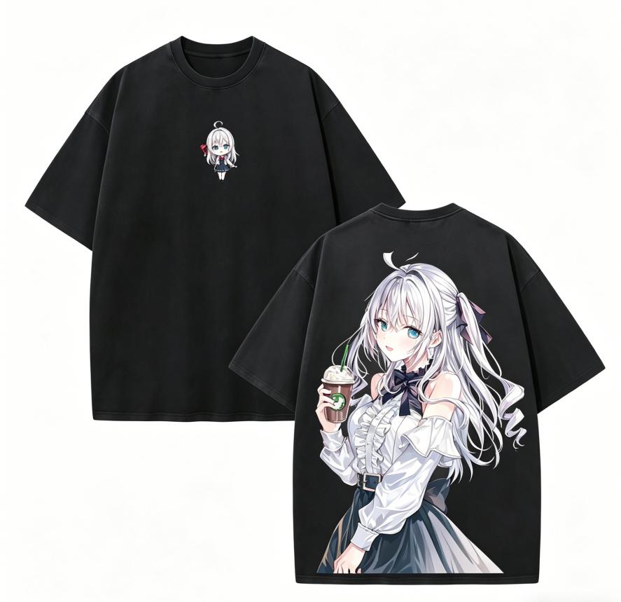 Alya Sometimes Hides Her Feelings In Russian Anime Lover Washed Tshirt Year Round Clothing High Quality Personality Clothes Plus Size Unisex New Model