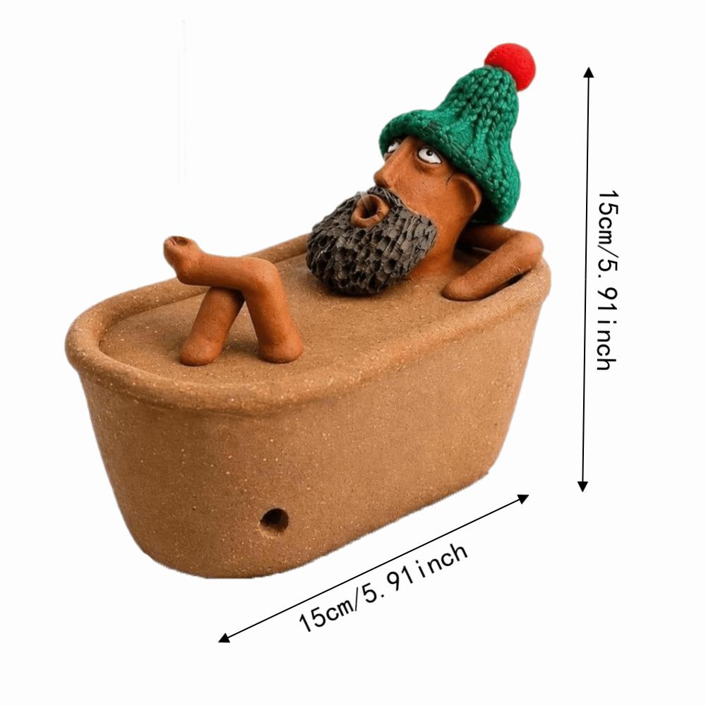 Creative Bathtub Incense Holder Funny Aromatherapy Incense Holder Incense Stick Burner Gift