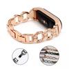 Link Wristband Strap for Xiaomi Mi Band 3 4 5 6 7 Watchband Metal Miband 8 Bracelet Replacement Bling Smartwatch Accessories