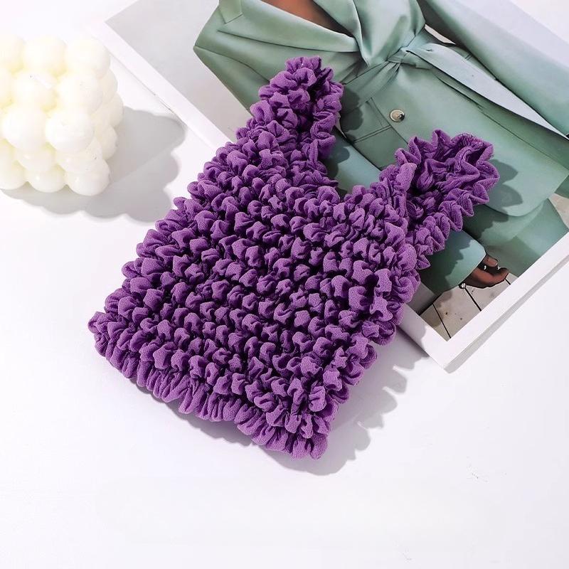 Women Elastic Shopping Bag Multifunctional Large Capacity Shopper Eco-Friendly Storage Bags Cute Tote Bag Portable Handbags