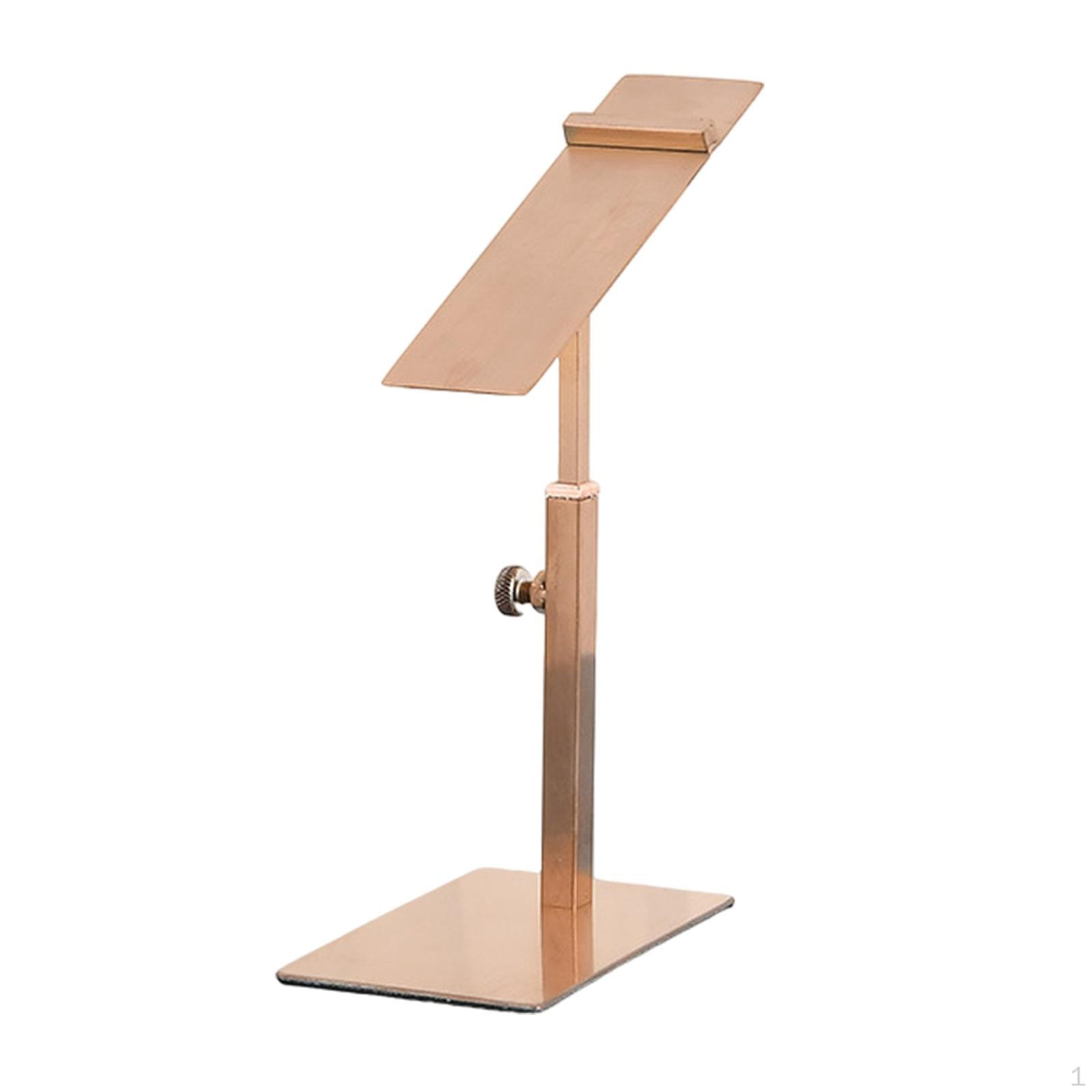 

Регулируемая по высоте подставка-держатель для обуви для демонстрации женской обуви Rose Gold