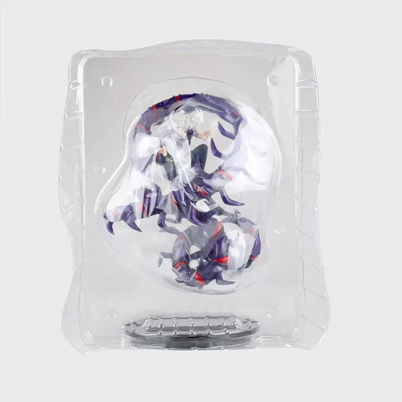 28cm Tokyo Ghoul Half-Kakuja Centipede Form Kaneki Ken Action Figure White Hair Awakened One-Eyed Ghoul Statue Anime Toy Gift