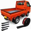 Hijet Truck Gate Protector (S500P S510P Compatible) - 4-Piece Set: Tailgate Guard, Cargo Bed Protector, for Cargo Bed + Rear Gate, Side Panel Protecti