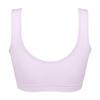 Wing Wacoal Non-Wired Bra - Prevents side spillage of the bust. [Night Up Bra Room] KB3511 PU M
