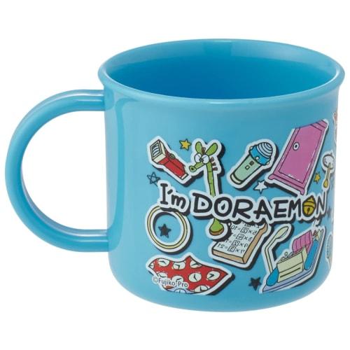 Skater Antibacterial Cup with Doraemon Sticker, 200ml, Dishwasher Safe, Made in Japan (KE4AAG-A)