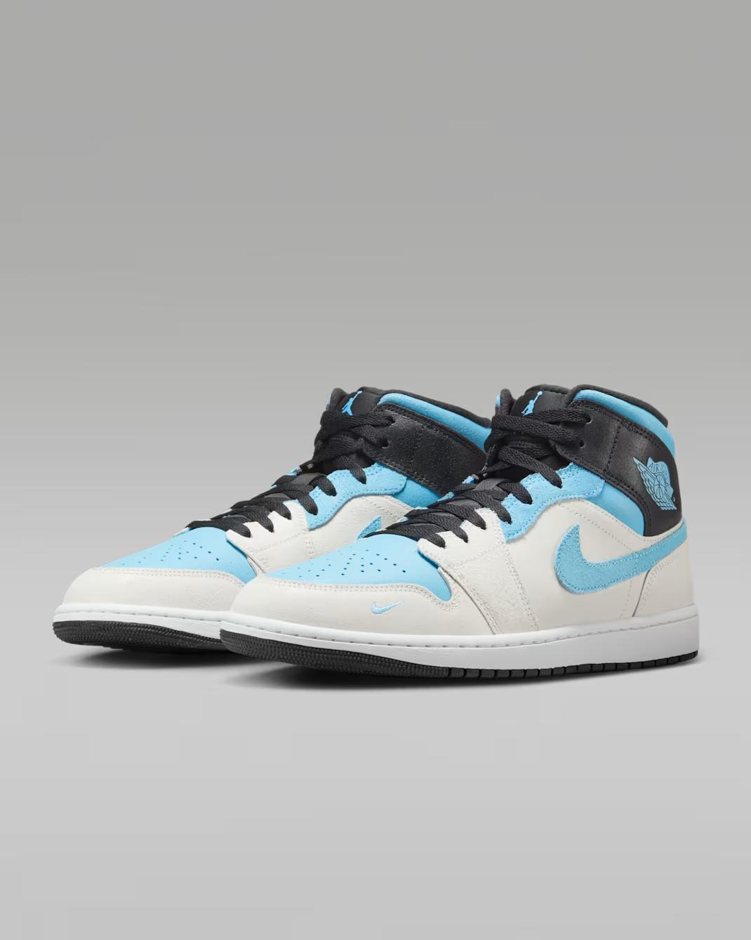 IM6567-121 Nike Air Jordan 1 Mid SE Blue Chill (Мужской) 7