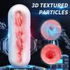 Automatic Male Sucking Vibration Masturbation Device 3D Simulation Vaginal Channel Penile Delay Training Device Adult Products