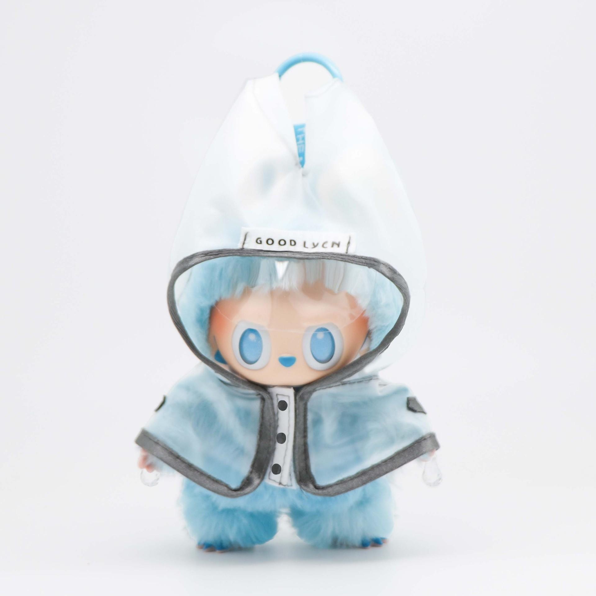 

Только одежда - 15-17 см Одежда для куклы Лафуфу Куклы Плащи Водонепроницаемые Резиновые сапоги Одежда для Лабубу Наряд Подходящие Аксессуары Игрушки