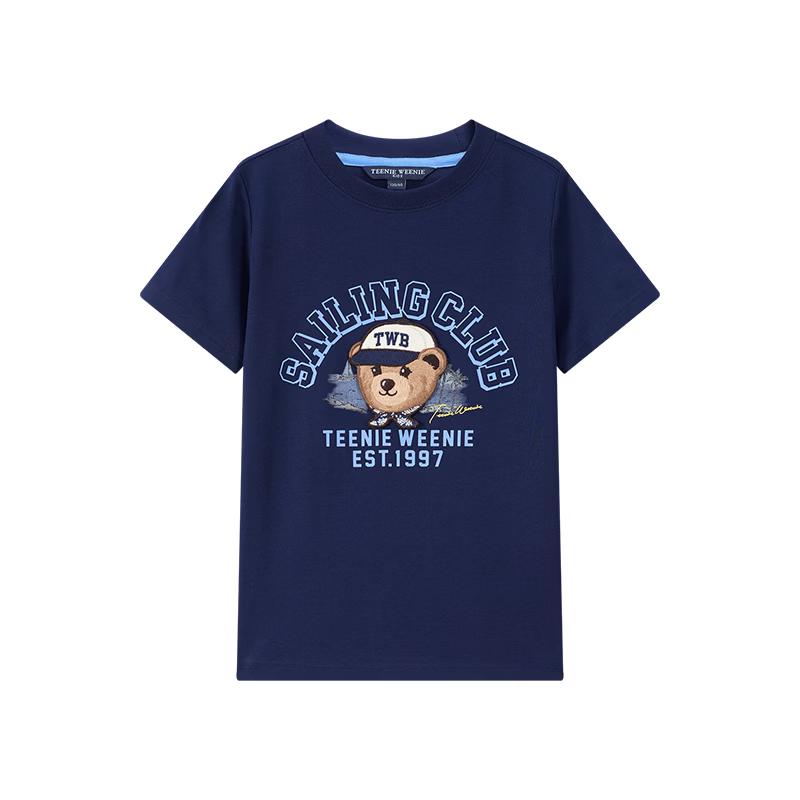 Teenie Weenie Kids Boys  Short Sleeve Cotton T-shirt 140