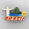 Brasilien Kühlschrankaufkleber Rio de Janeiro Reise Souvenirs Zuckerhut Kühlschrankmagnete Heimdekoration Hochzeitsgeschenke