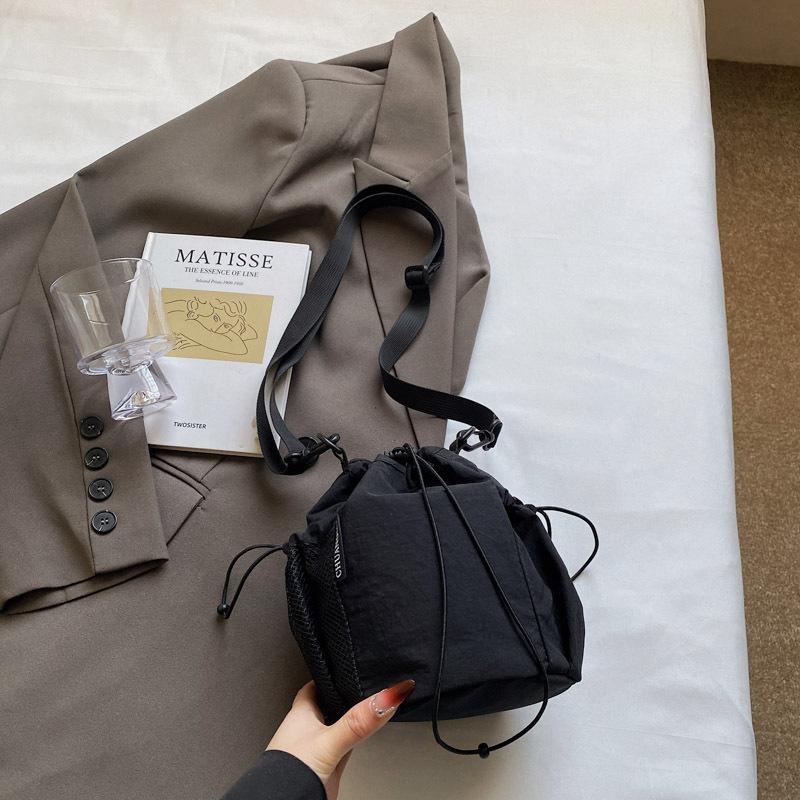 Mini canvas bag female tide brand mobile phone bag leisure sports travel messenger small bucket bag