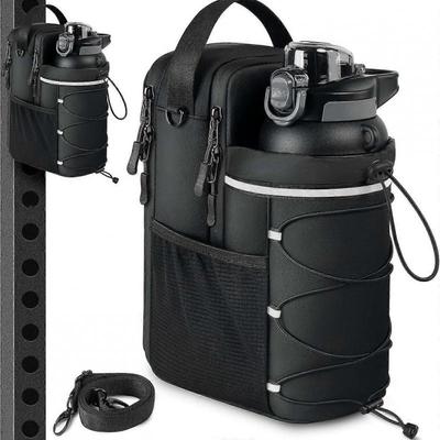 Magnetic Water Bottle Holder for Gym Fitness Reflective Outdoor Crossbody Bag with Strong Magnets