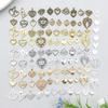 YFFSFDC Charm Accessory Parts 100 Piece Set Necklace Earring Pendant Decorations Jewelry DIY Ornaments Handmade Gifts Decorative Items Crafts