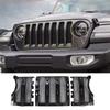 A03E-For Jeep Wrangler JL JT Gladiator 2018-2024 Front Grill Grille Mesh Erts Cover Ect Net Guard Accessories Parts