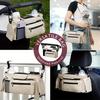 1pc Portable Stroller Hanging Bag • Outdoor Stroller Hanging Pouch • Large Capacity Bottle and Diaper Bag