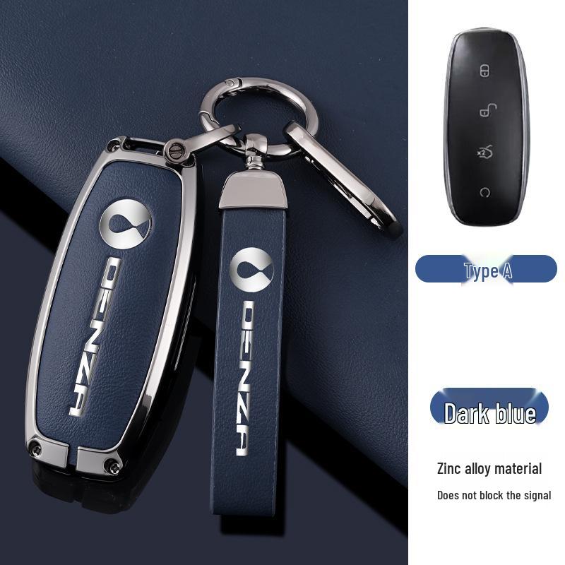 Denza D9 Key Case for 23 Models - High-End N7 N8 Car Remote Control Key Shell & Buckle