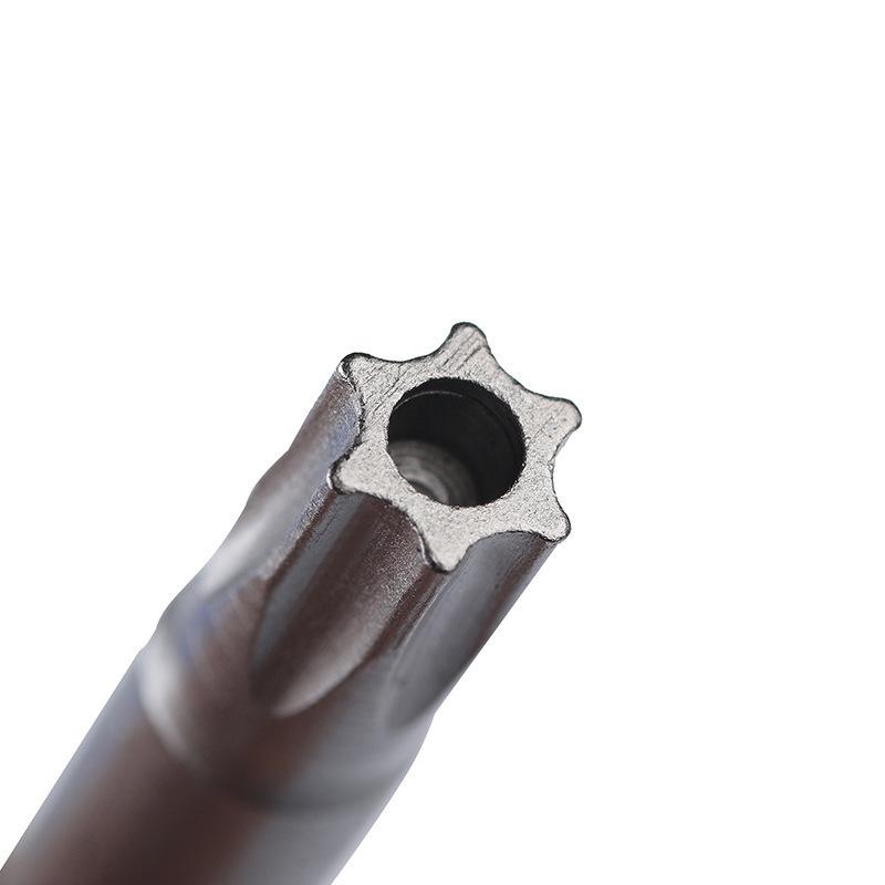 Hollow Plum Blossom 1/4 Hex Shank Screwdriver Bit with Center Hole