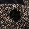 Celine Excellent Condition, Domestically Authorized 2M038043K Tweed Tube Mac Coat 52 BrownUsed