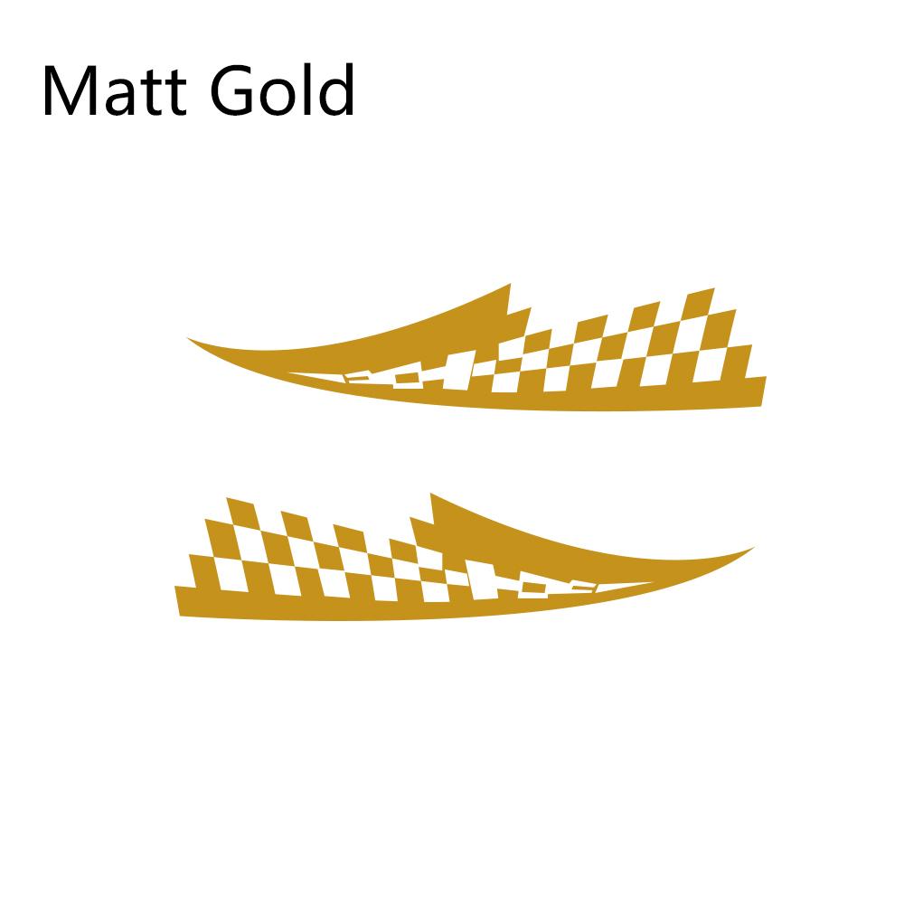 2Pcs Car Hood Over Stickers Vinyl Film Auto Racing Sports Styling DIY Decals Automobiles Car Accessories Auto Tuning Decoration