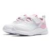 Li Ning Comfortable Simple Shock Absorbing Wear Resistant Low Top Casual Shoes Kids sneakers White Pink YKNU080-2