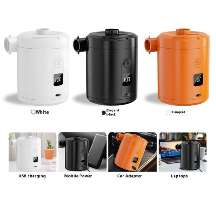 Light Weight Electrics Air Pumps Set Digital Display Inflator Electrics Air Pumps for Camping and Emergencies Use